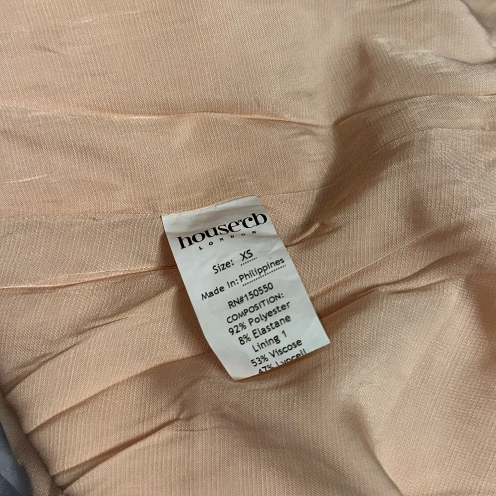 NWOT House of CB Alicia Blush Pink Midi Sundress sz XS